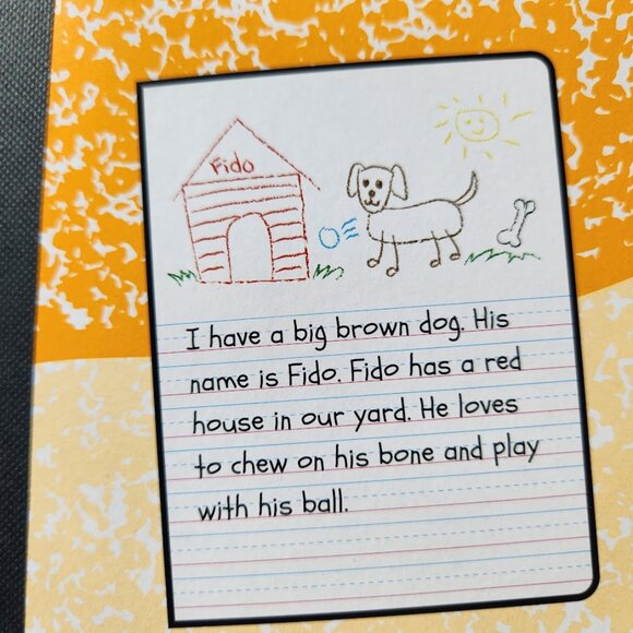 2X Primary Composition Notebook Grades K-2 Primary Journal Grades Writing Draw - Picture 2 of 7